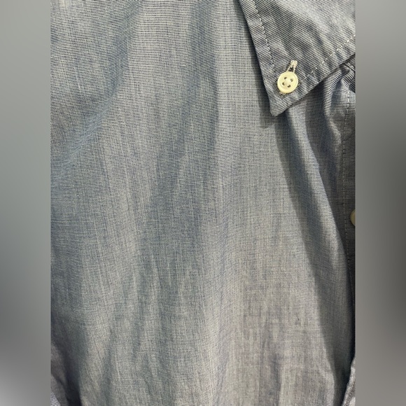 J. Crew Slim Stretch Men's Blue Gray Long Sleeve Button Down Shirt. Size M - Picture 2 of 6